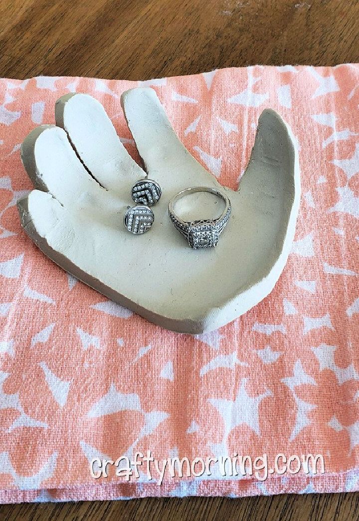 Clay Handprint Jewelry Dish