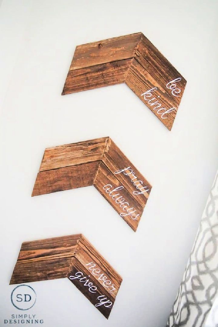 Customizable Chevron Arrow Wall Decor