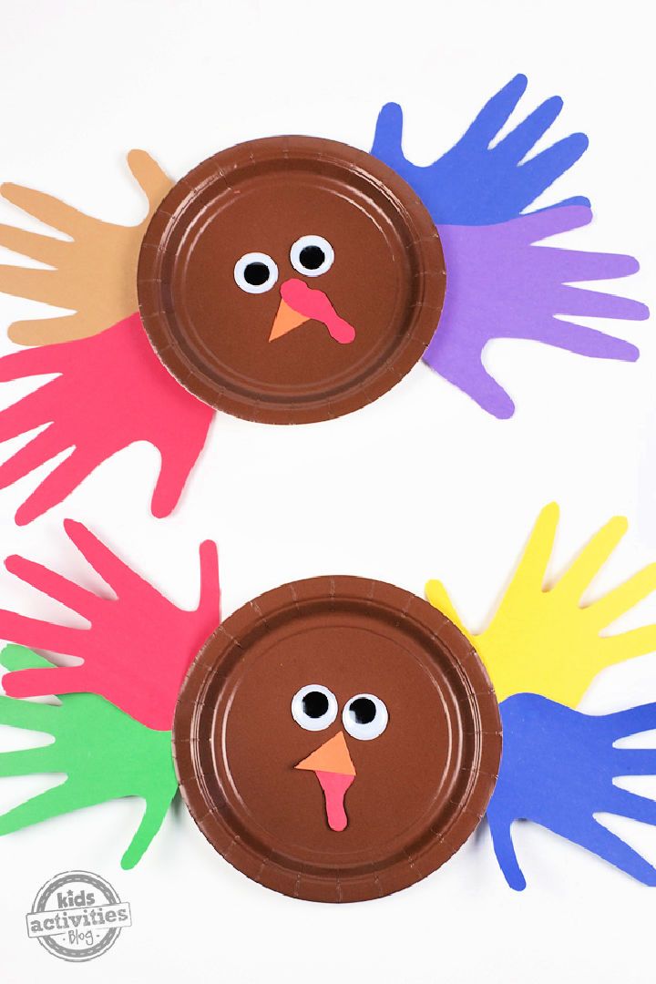 Cute & Easy Handprint Turkey Craft