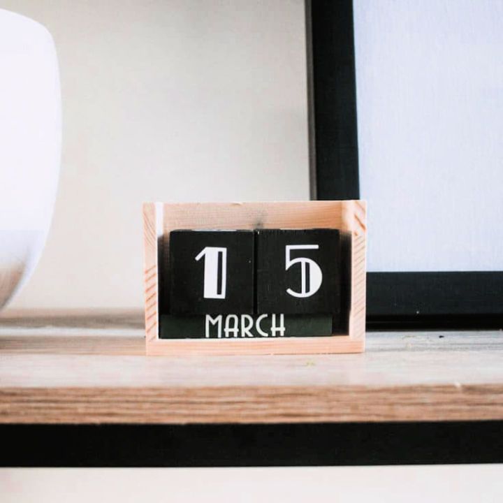 DIY Block Calendar