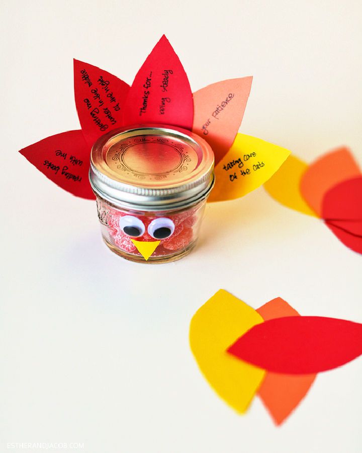 DIY Mason Jar Turkey