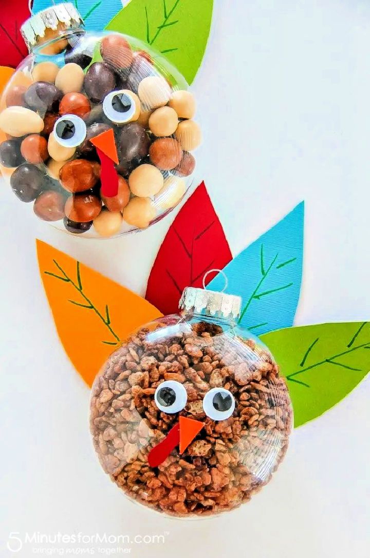 DIY Turkey Ornaments