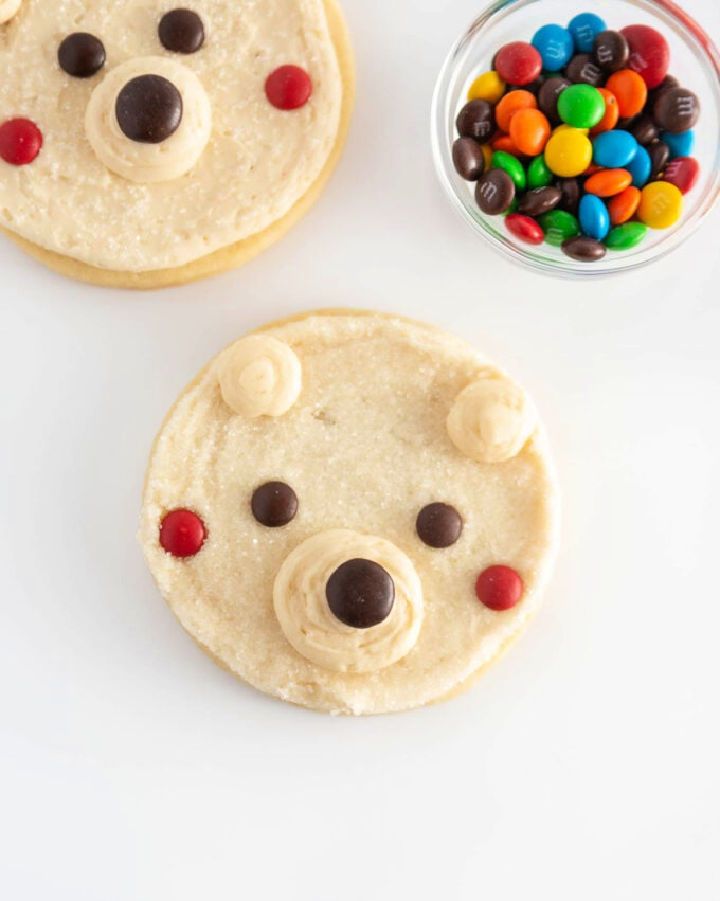 Easy Polar Bear Cookies