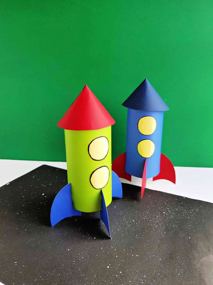 Homemade Rocket Craft For Kids