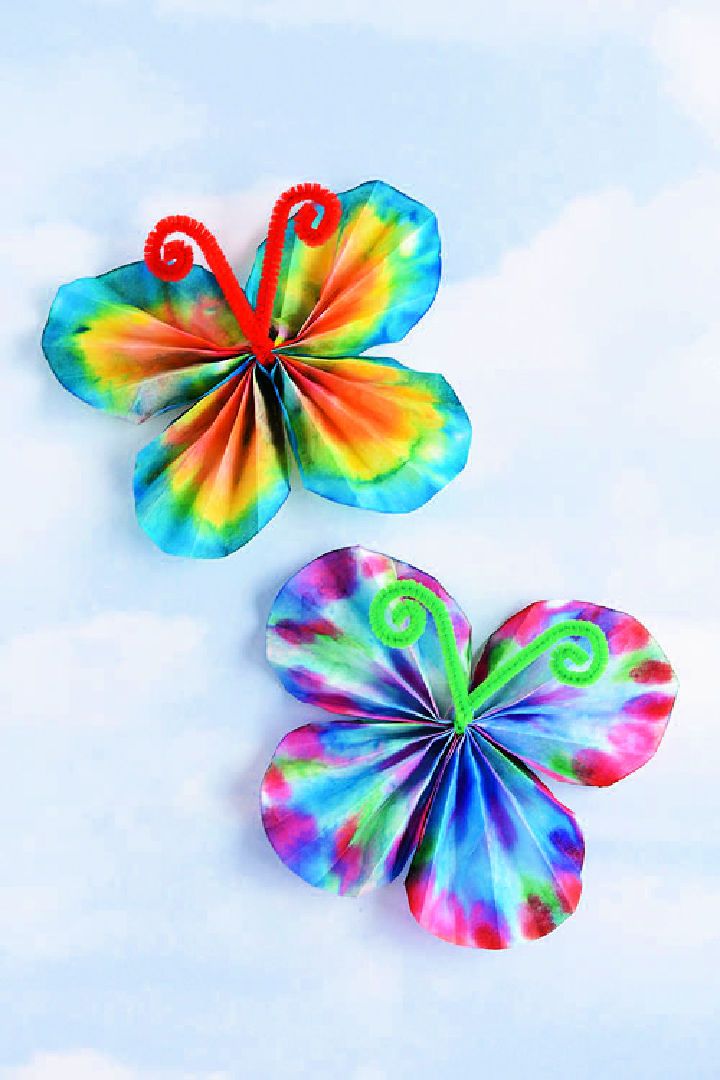 How to Make Classic Coffee Filter Butterflies