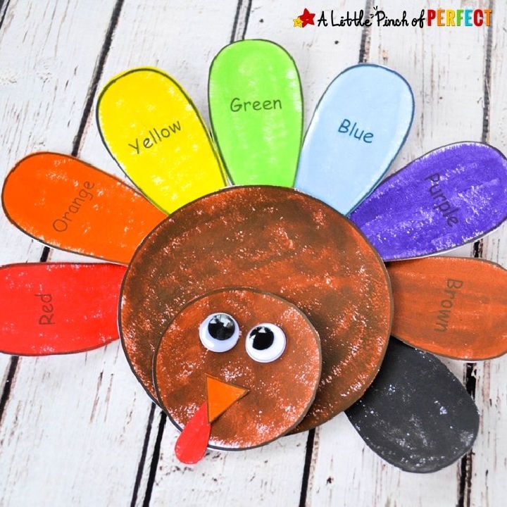Turkey Craft with Free Template for Kids