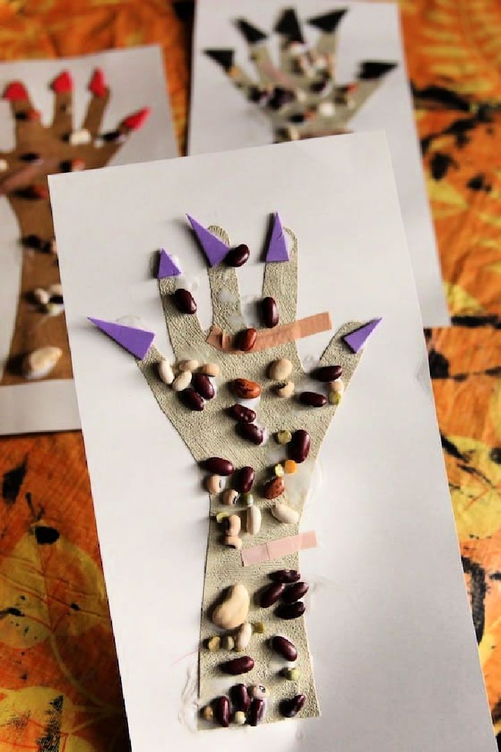 Monster Handprint Craft for Toddlers 