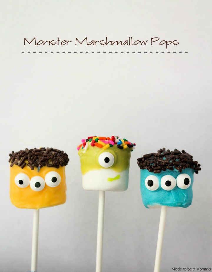 DIY Monster Marshmallows