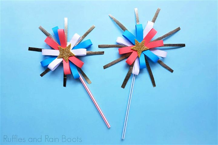 DIY Paper Fireworks for Kids