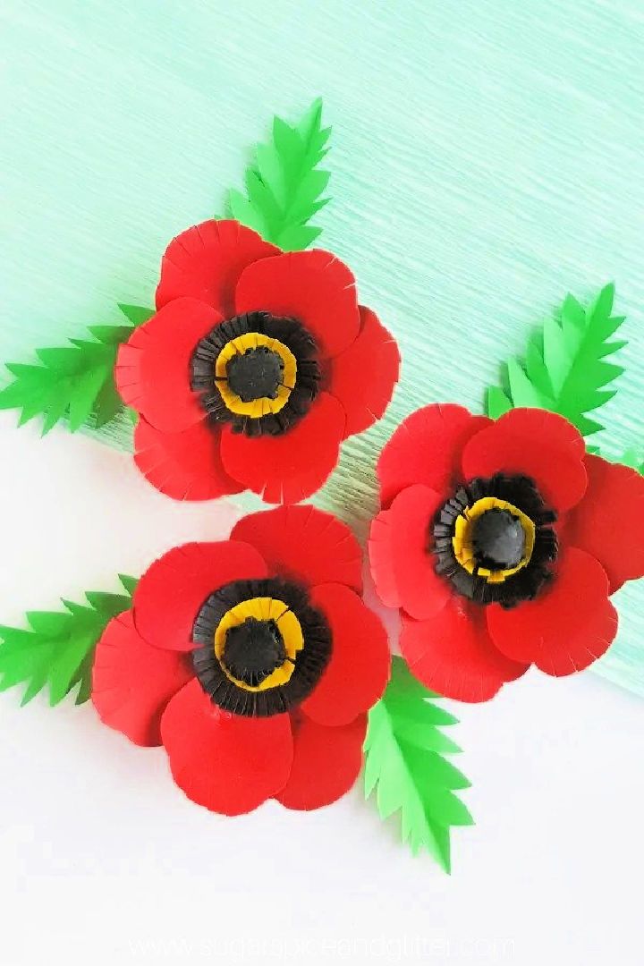 Memorial Day Poppy Kids Craft - For the Love of Food