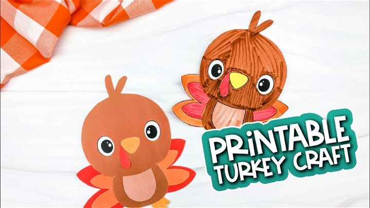 Printable Turkey Craft For Kids