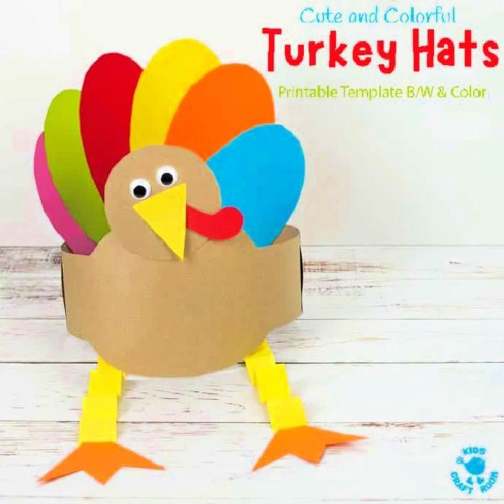 Printable Turkey Hat Craft Tutorial