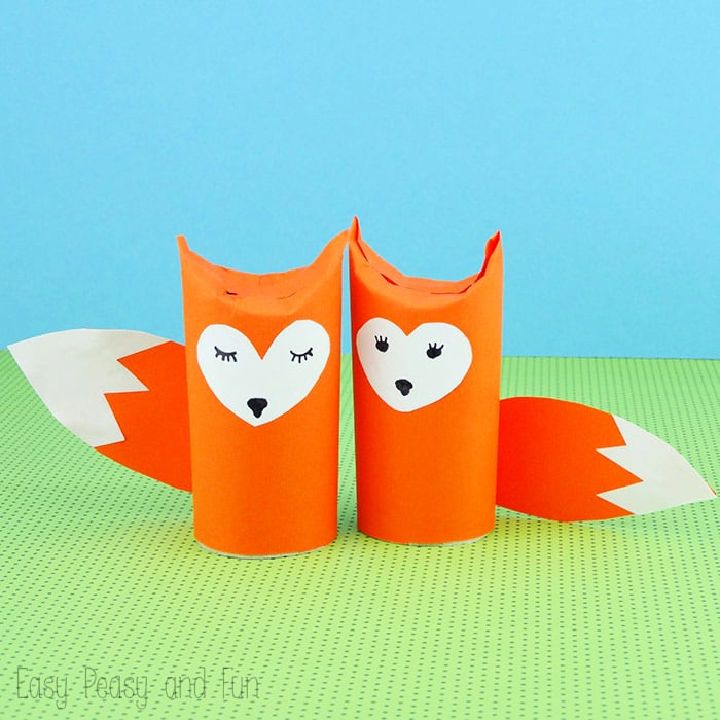 Toilet Paper Roll Fox Craft