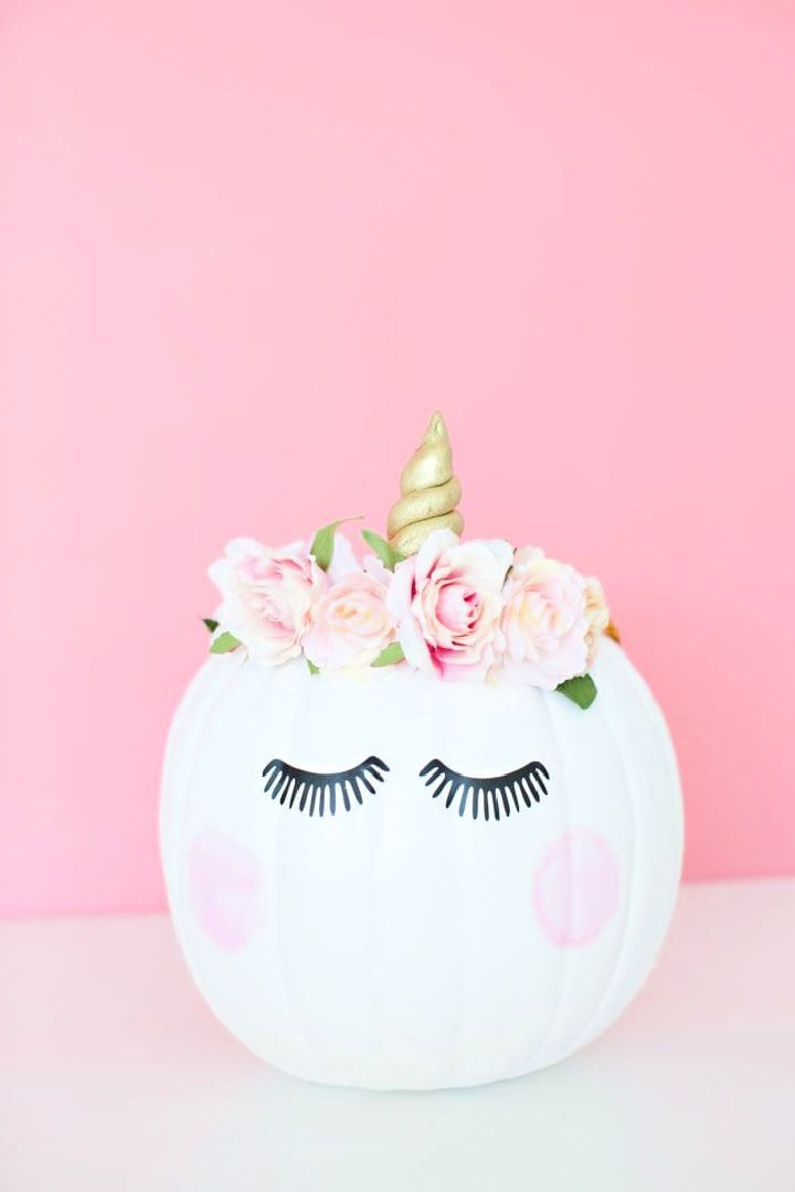 DIY Unicorn Pumpkin