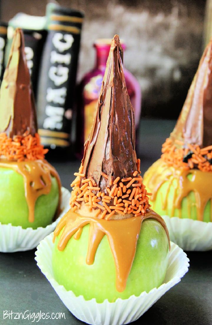 Witchy Caramel Apples