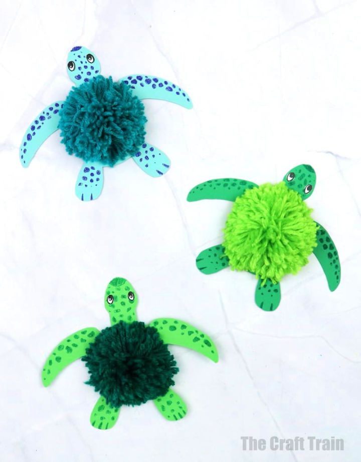 Yarn Turtle Craft