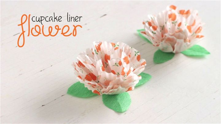 Cupcake Liner Flower Crafts