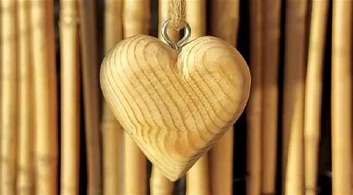 DIY Wood Heart Craft
