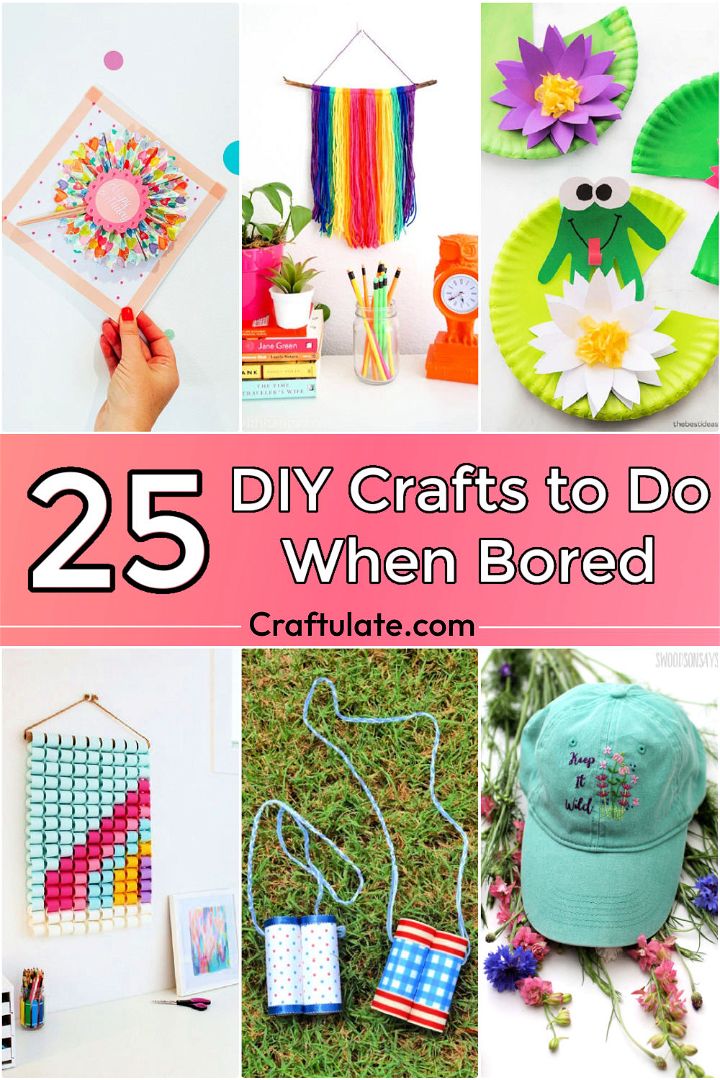 12 Easy Crafts for Toddlers - My Bored Toddler Easy and lots of fun!