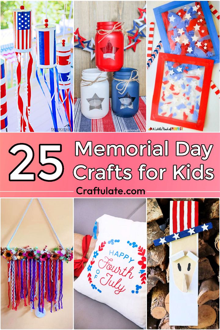 Memorial Day Poppy Kids Craft - For the Love of Food