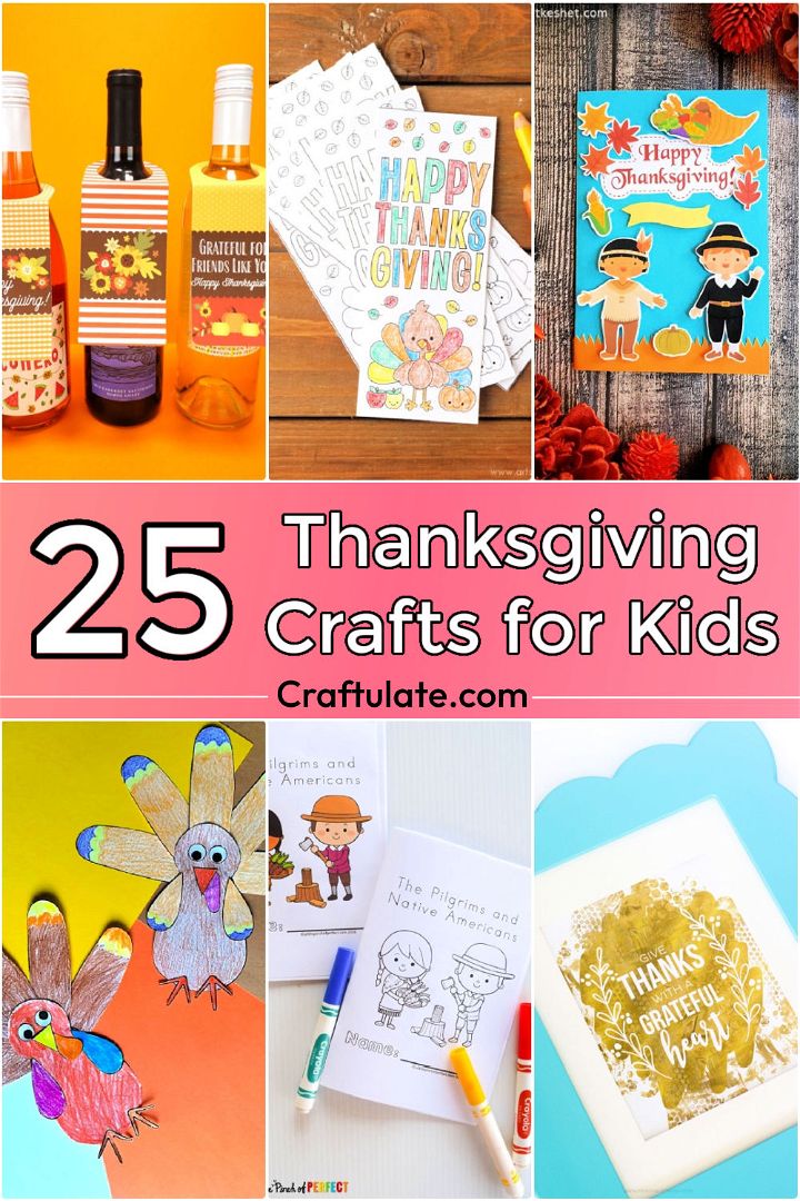 Fall Craft Ideas: Thanksgiving Wooden Blocks with Free Printable