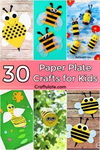 30 Bee Crafts for Kids: Bumble Bee Craft and Art Ideas