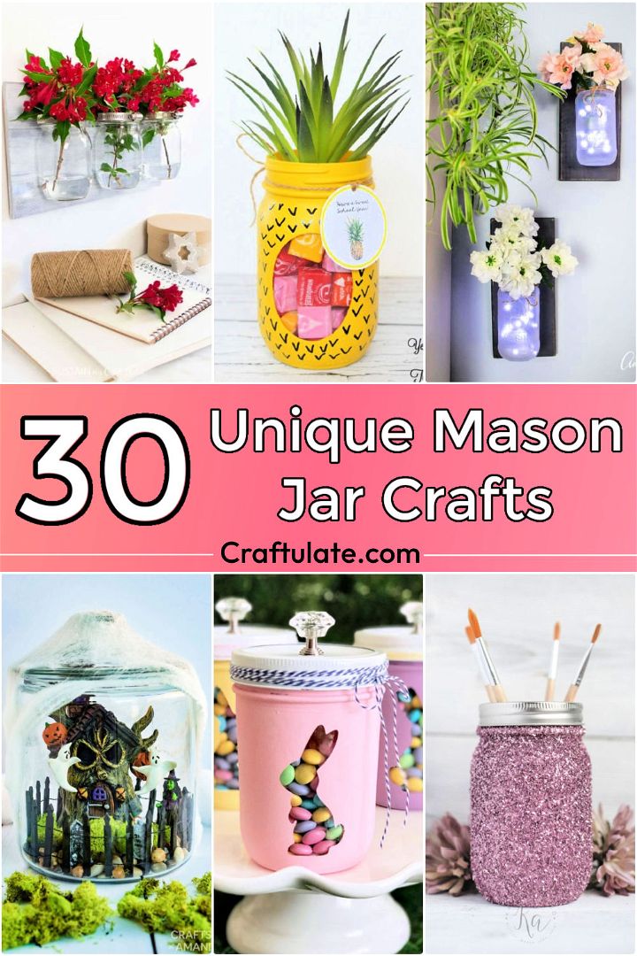 Decorating Glass Jars is a Fun Recycled Craft - Mod Podge Rocks