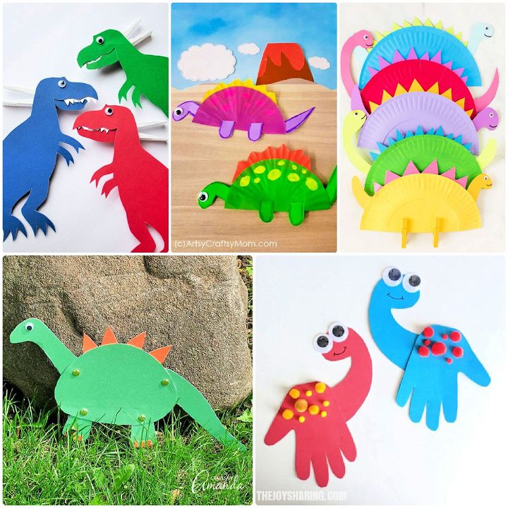 30 Easy Dinosaur Crafts and Activities For Kids - Craftulate