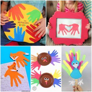 handprint crafts and art for kids
