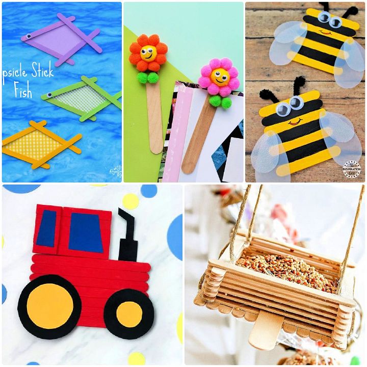 Craft Ideas with Popsicle Sticks: How to Make Amazing Toys Using Popsicle  Sticks