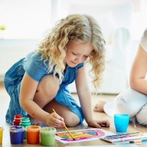 Developing Creativity in Kids Rooms with Paint by Numbers