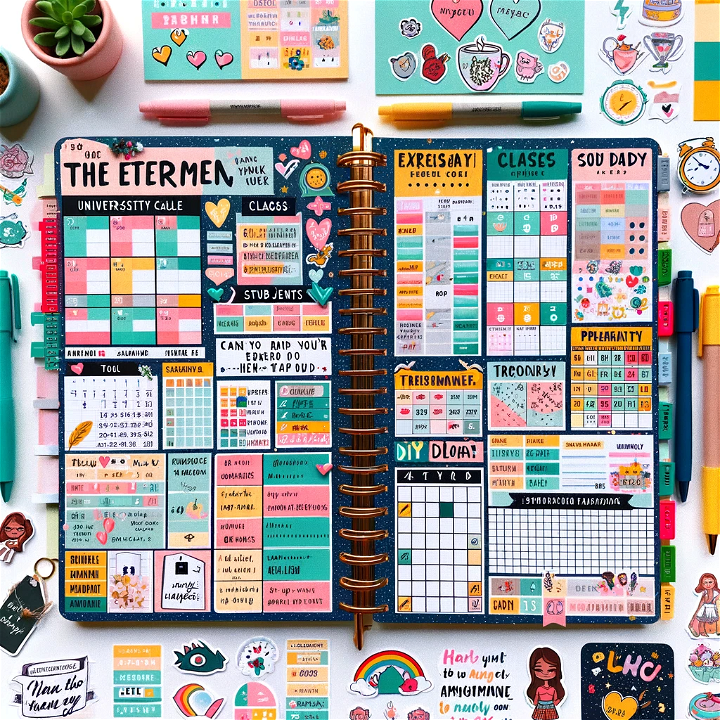 DIY Planner Ideas for Uni and College