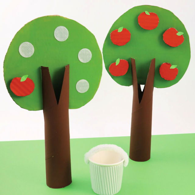 Cardboard Apple Tree Project