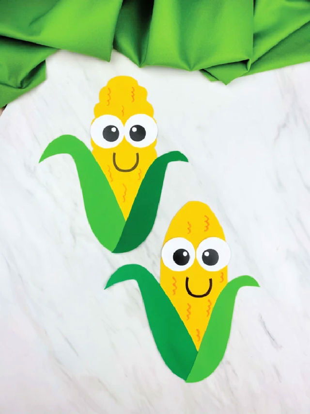 Corn Craft with Free Template