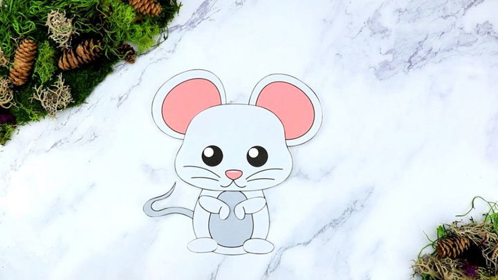 Cut and Paste Mouse Craft Fun for Kids