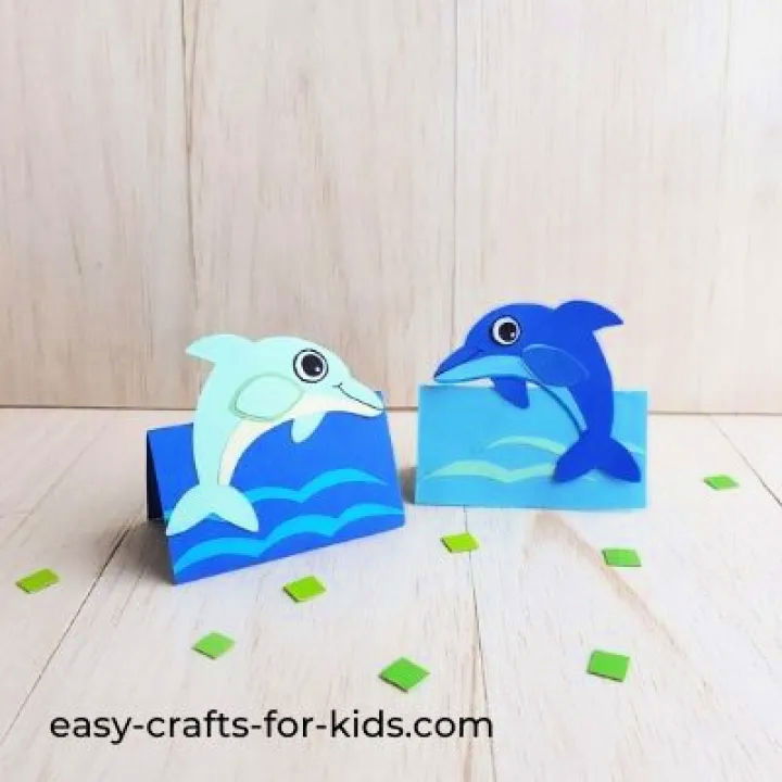 DIY Dolphin With Paper