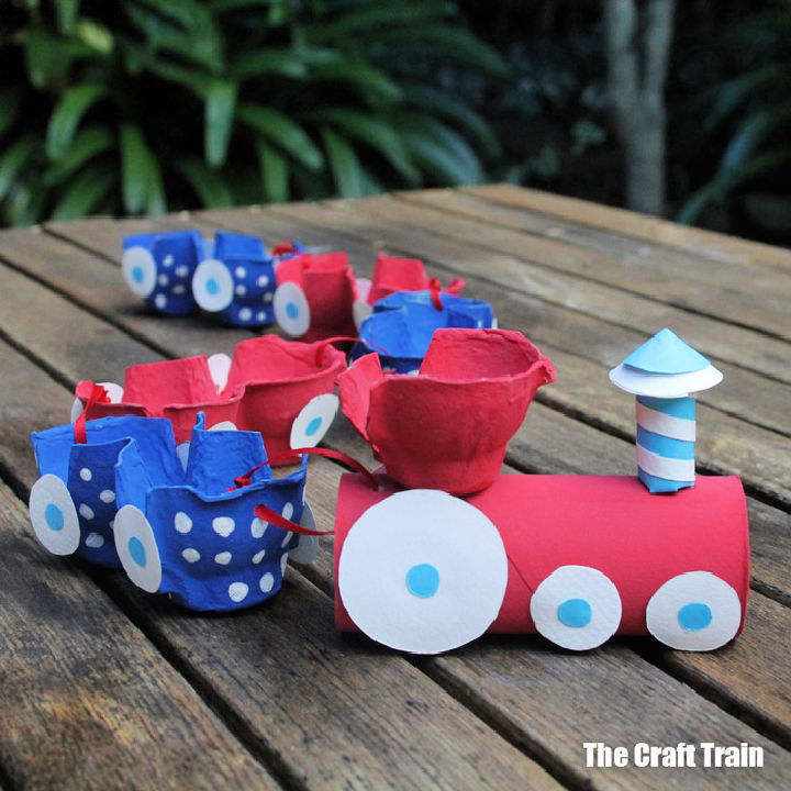 DIY Egg Carton Train