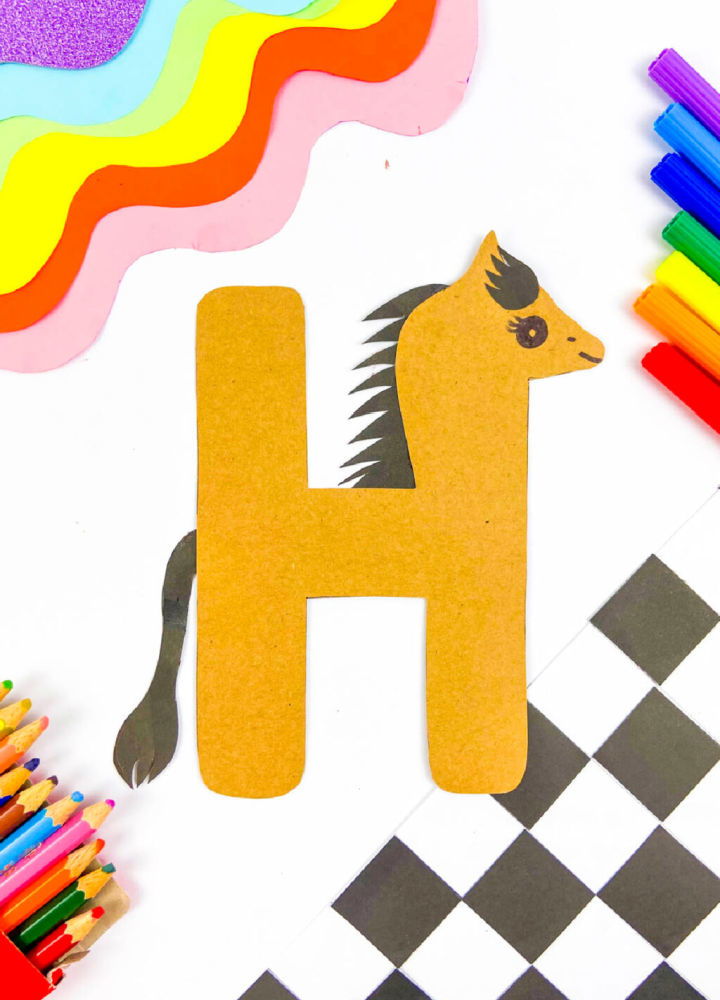 Letter H is for Horse for Preschoolers