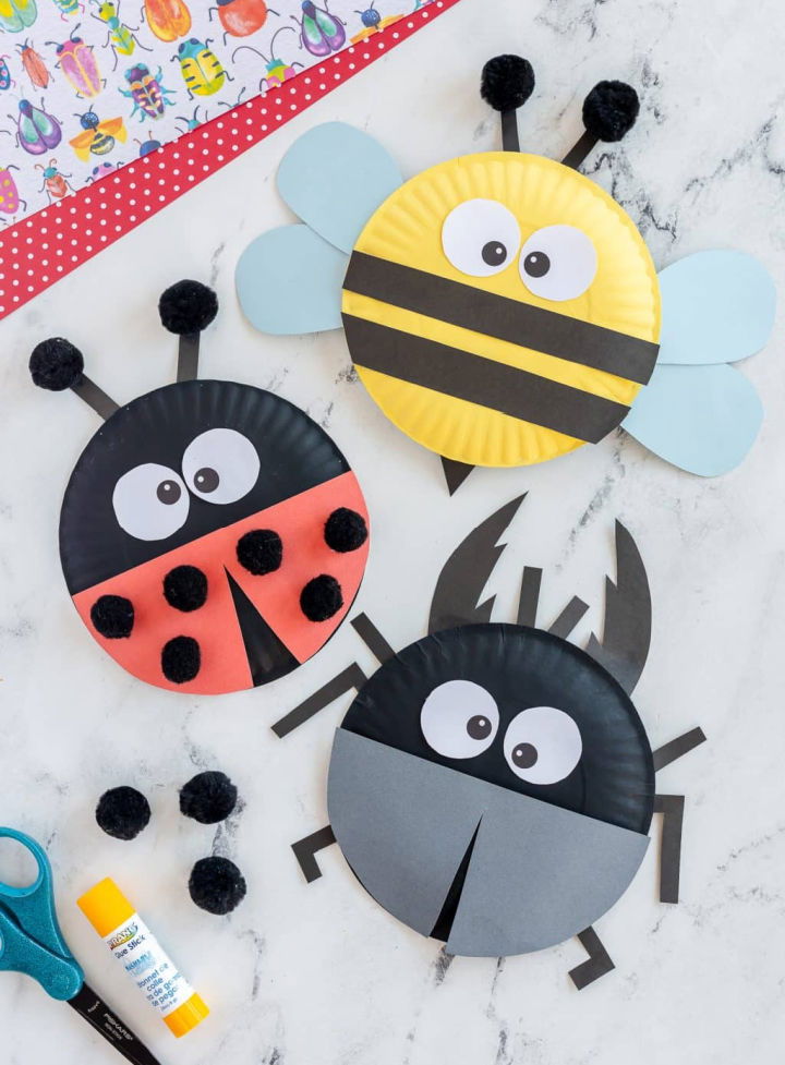 DIY Insects With Paper Plate