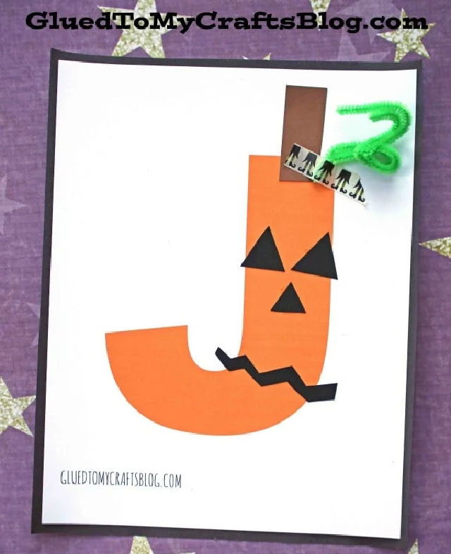 DIY J is for Jack O Lantern