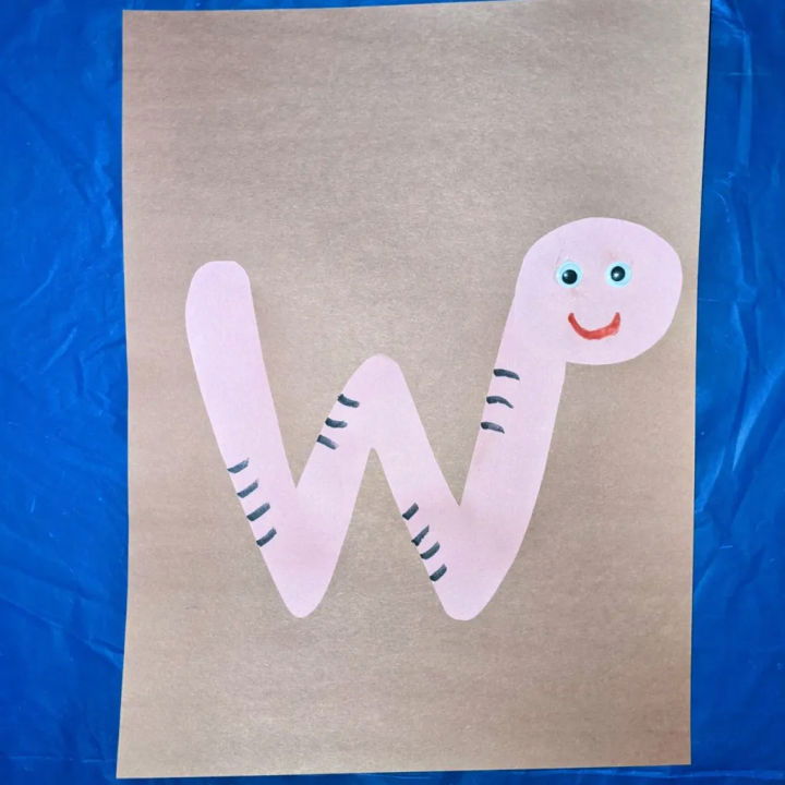 DIY Lowercase Letter W