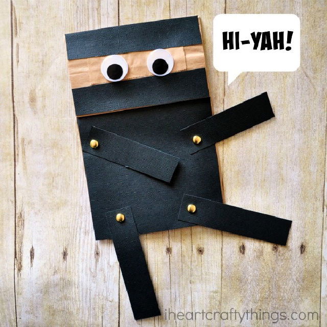 DIY Paper Bag Ninja