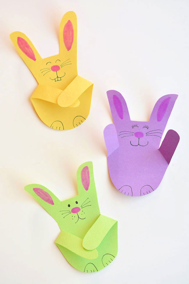 DIY Paper Handprint Bunny for Preschoolers