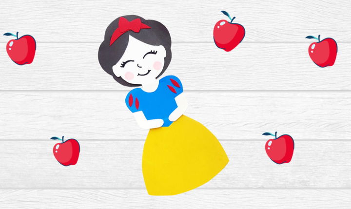 Make a Snow White Out of Paper Doll