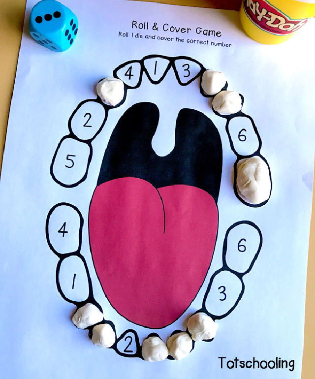 DIY Teeth Number Games