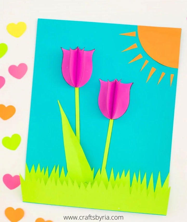 DIY Tulip Card for Mother’s Day