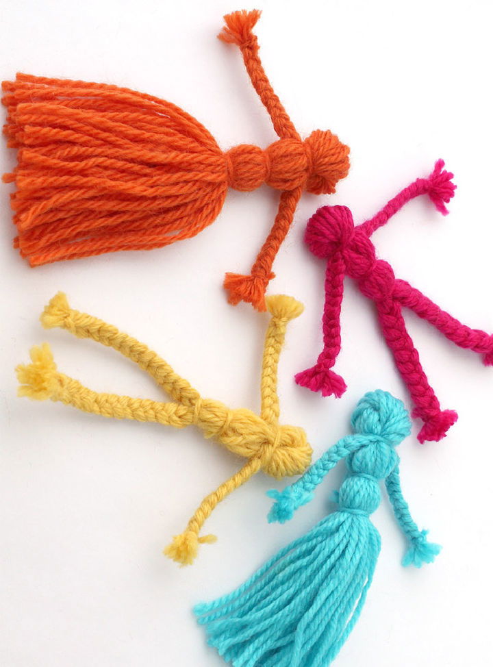 DIY Yarn Dolls