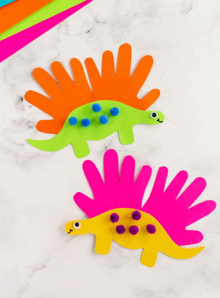 Dinosaur Handprint Craft