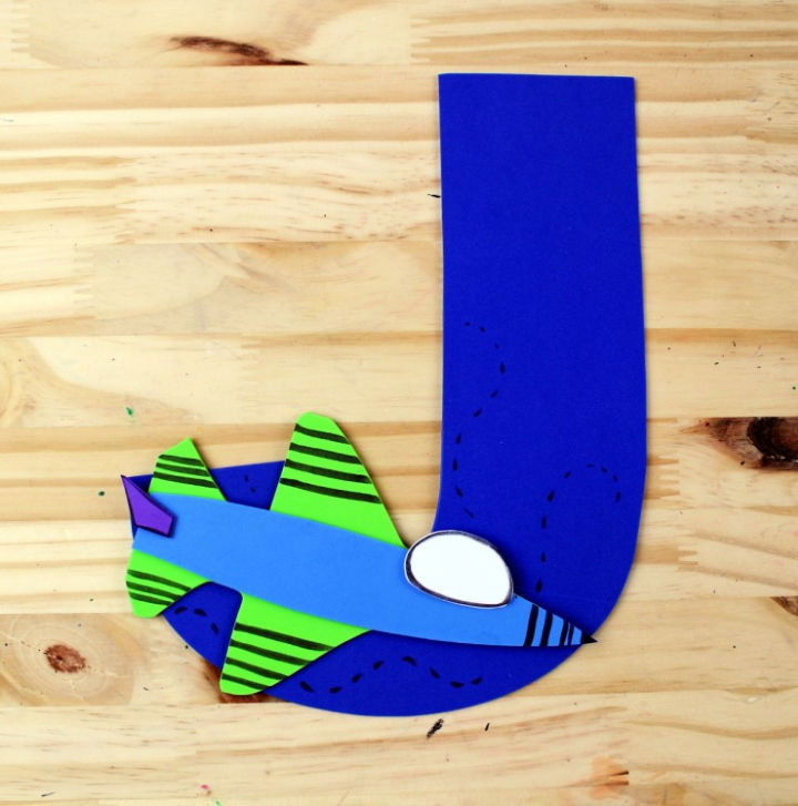 Easy DIY J is for Jet