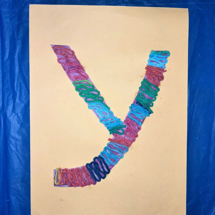 Easy DIY Lowercase Letter Y